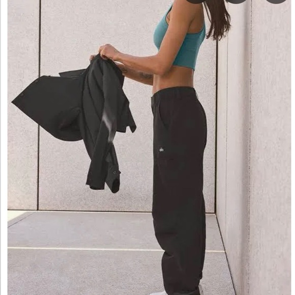 ALO Yoga Black Track Pants - Picture 3 of 7